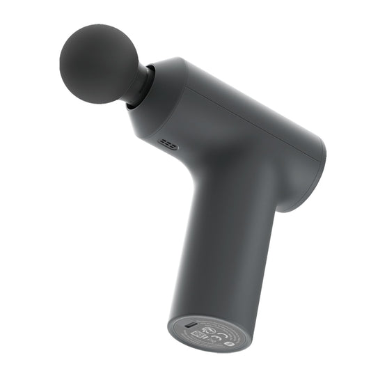 Gray massage gun on a white background